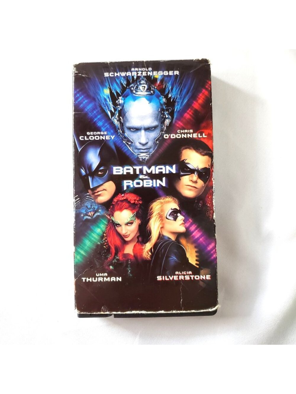 Batman & Robin VHS Tape 1997 Action Adventure Movie George Clooney Uma Thurman
